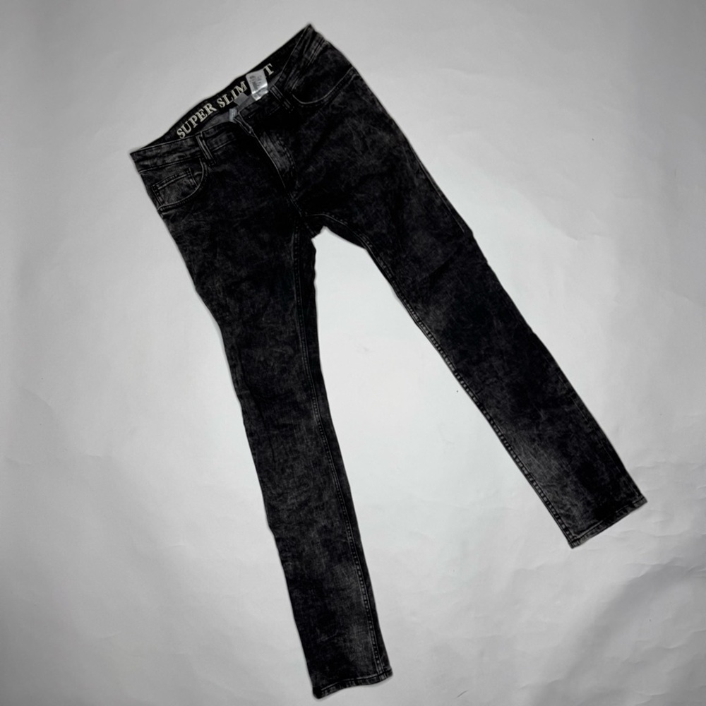 Divided by H&M Men’s Black Stonewashed Slim Fit Jeans